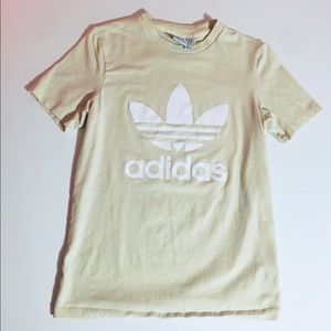 ✨ Pastel Yellow Adidas Tee✨